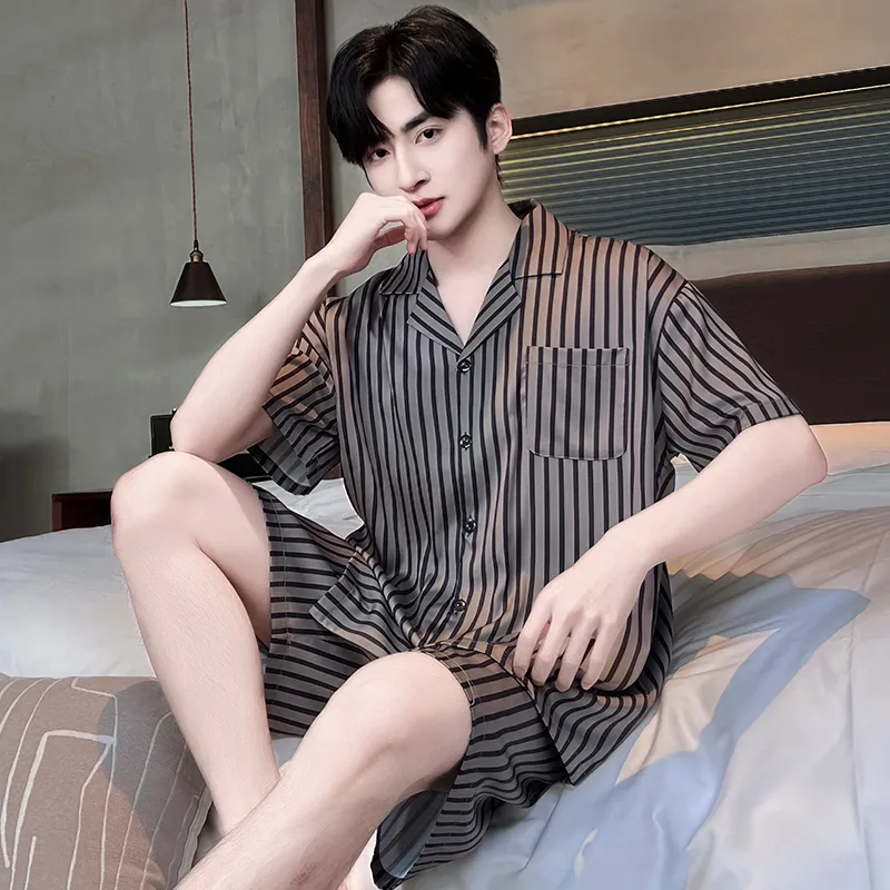 Top Melon Men Pajama Sets-3