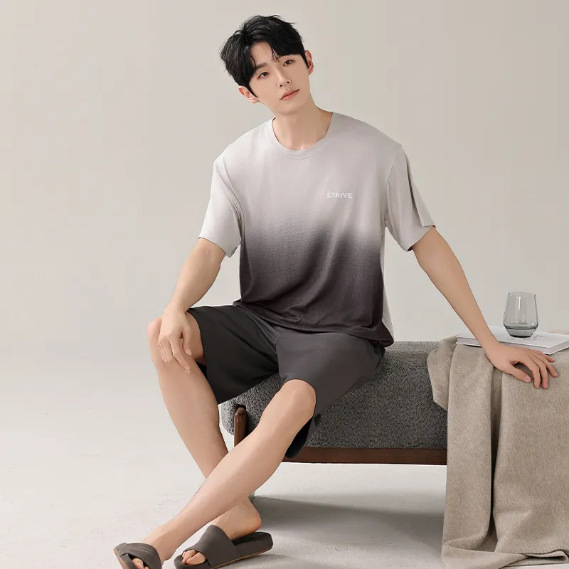 Top Melon Men Pajama Sets-7