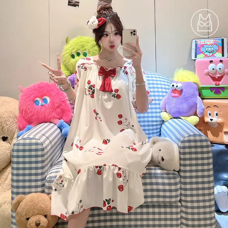 Top Melon Nightgown Women's Image Color-1