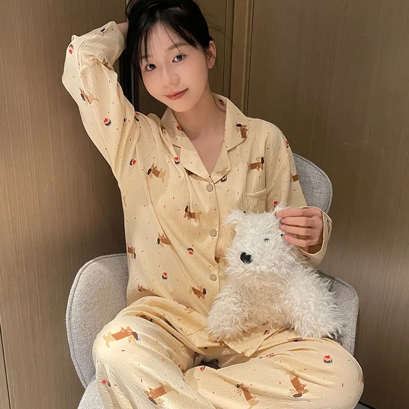 Top Melon Pajama Set Women's Image Color-2