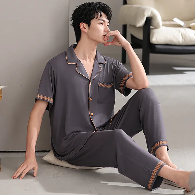 Top Melon Pajama Set Men's Image Color-1