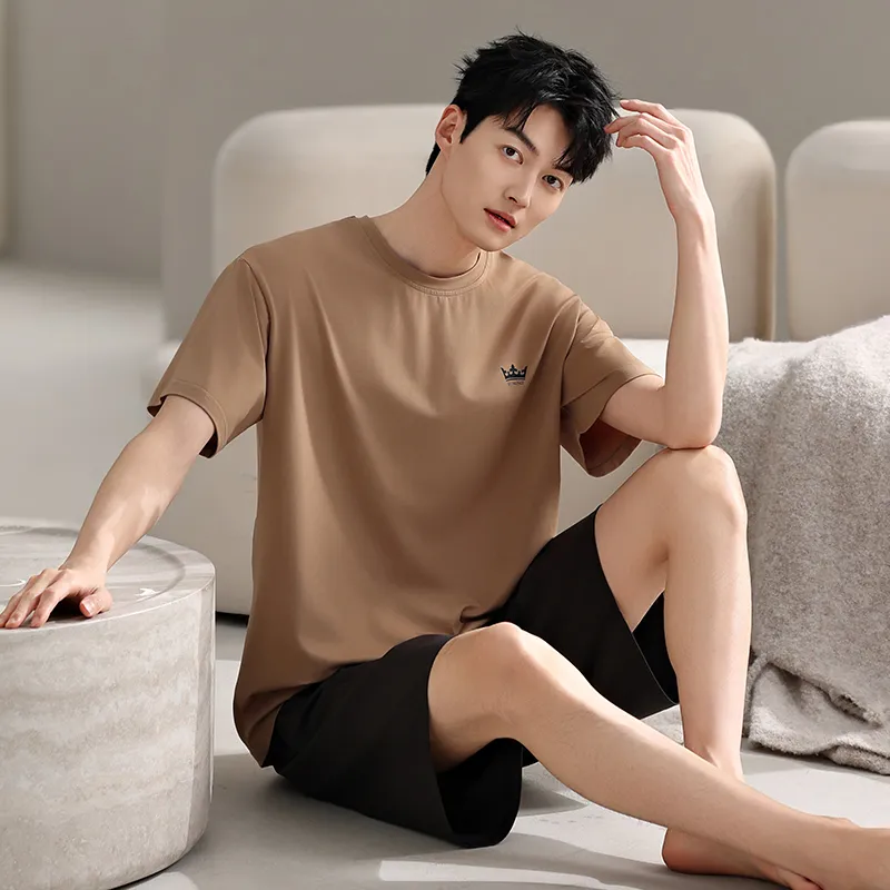 Top Melon Men Pajama Sets-6