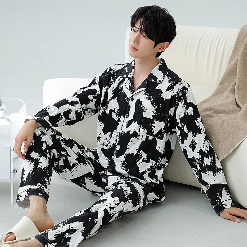 Top Melon Men Pajama Sets-3