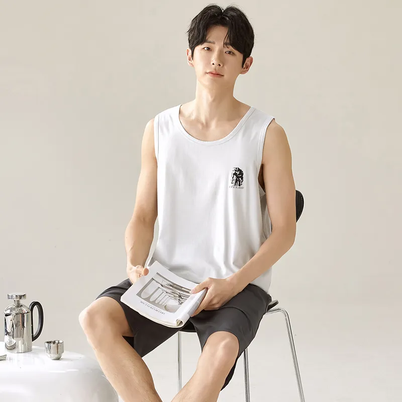 Top Melon Pajama Set Men's Image Color-3
