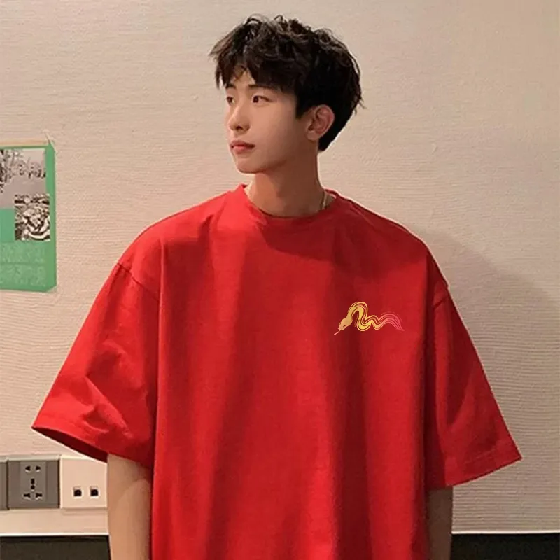 Top Melon Undershirts Unisex Red-2