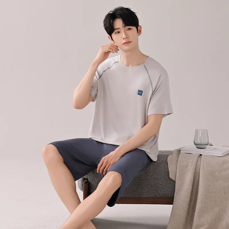 Top Melon Men Pajama Sets-5