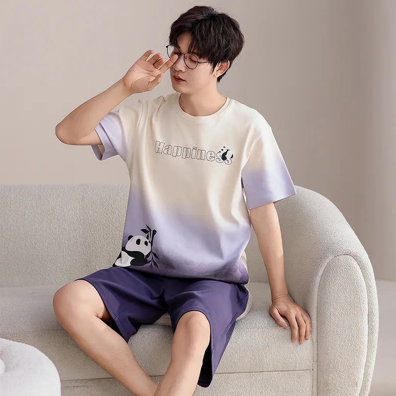 Top Melon Men Pajama Sets-5