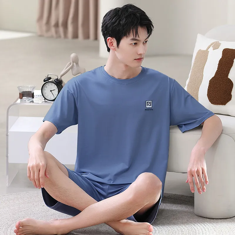 Top Melon Men Pajama Sets-7
