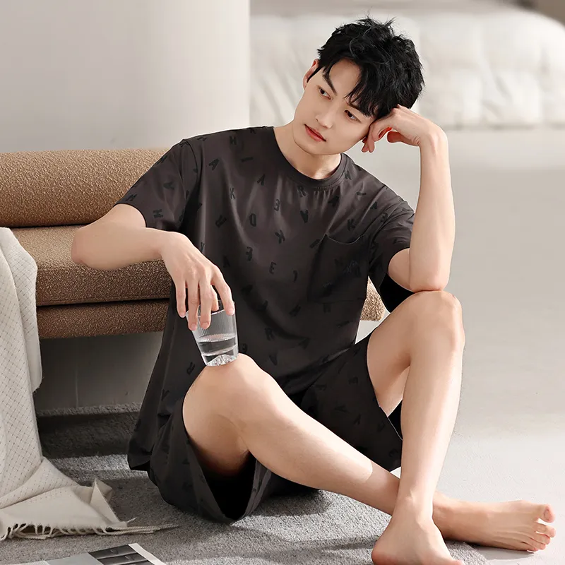 Top Melon Men Pajama Sets-6