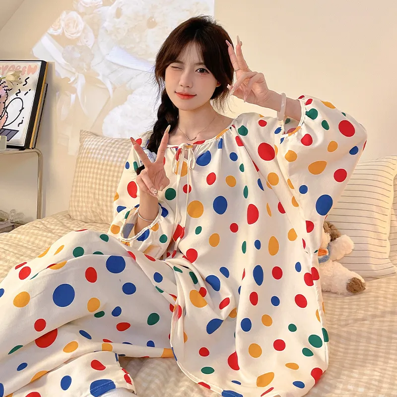 Top Melon Pajama Set Women's Image Color-3