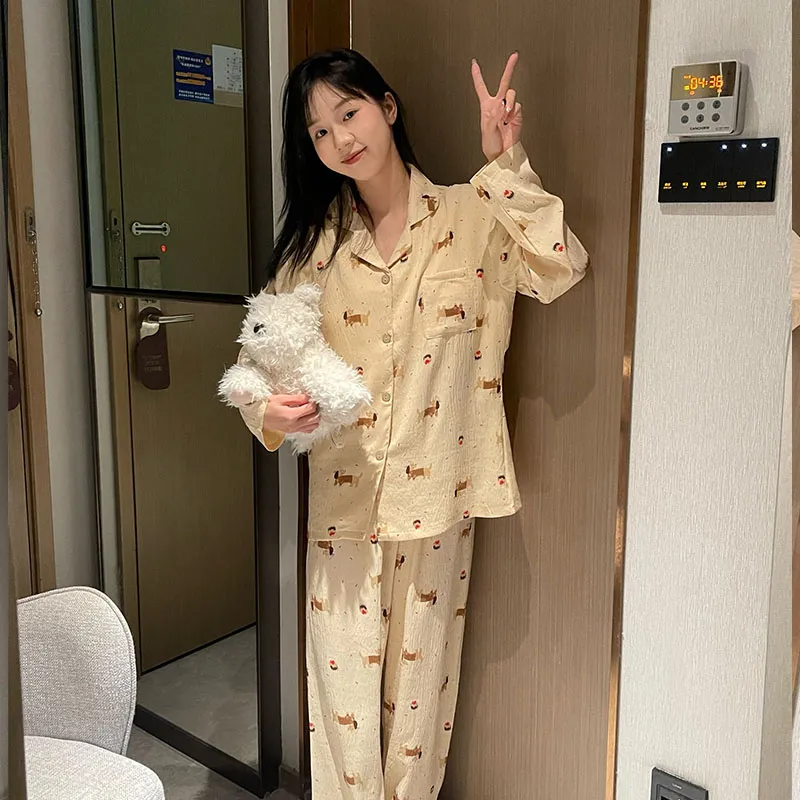 Top Melon Pajama Set Women's Image Color-3