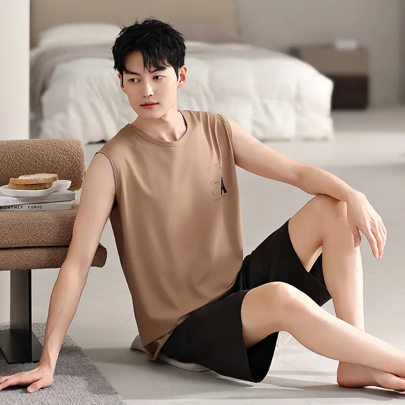 Top Melon Men Pajama Sets-3