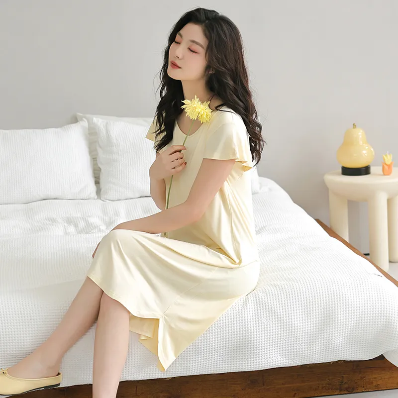 Top Melon Nightgown Women's Image Color-4