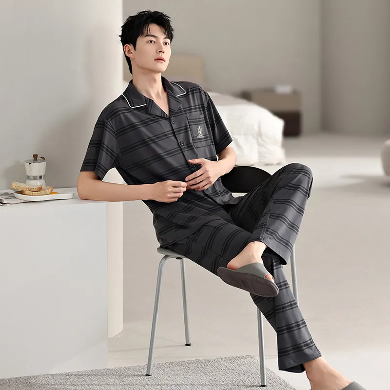 Top Melon Men Pajama Sets-1