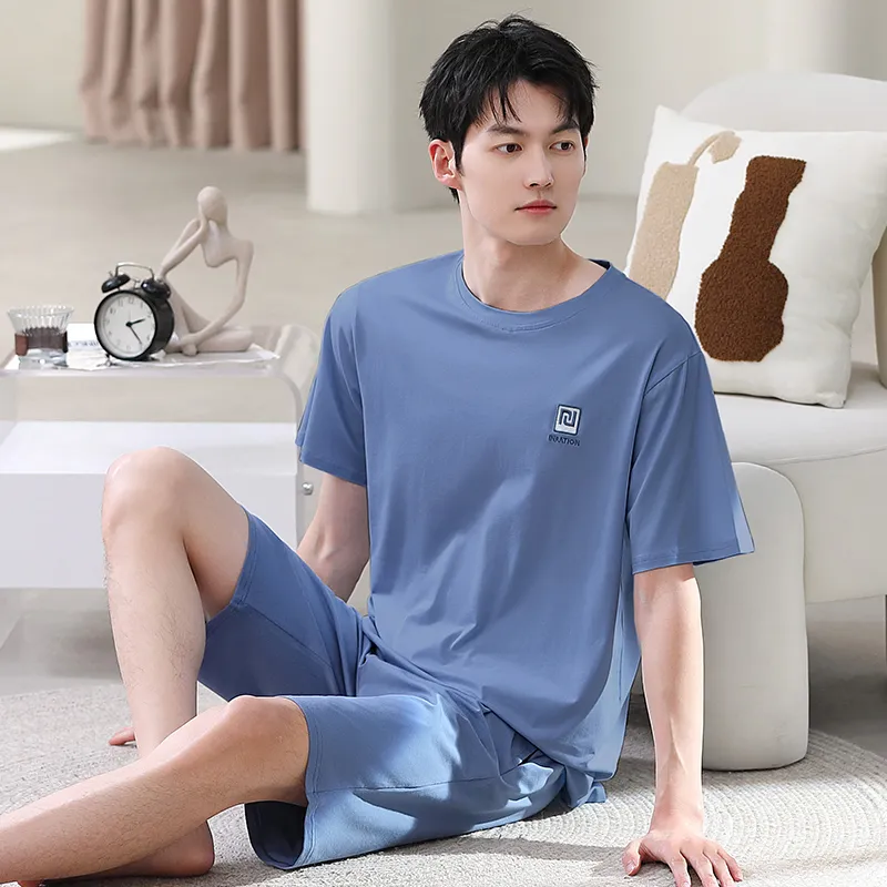 Top Melon Men Pajama Sets-5
