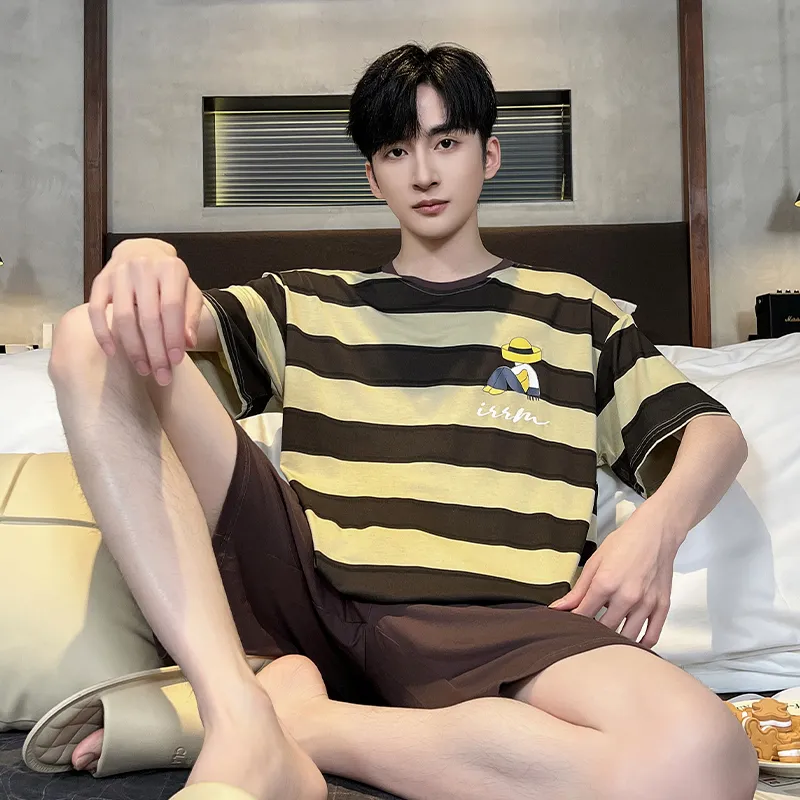Top Melon Men Pajama Sets-3