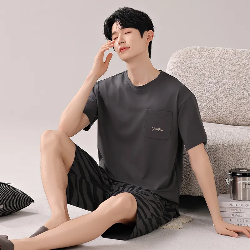 Top Melon Men Pajama Sets-5