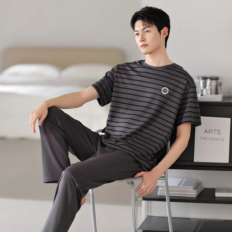 Top Melon Men Pajama Sets-1