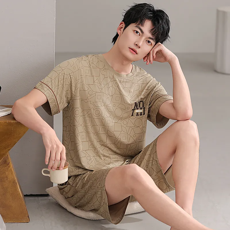 Top Melon Pajama Set Men's Image Color-3