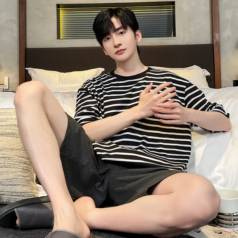 Top Melon Men Pajama Sets-5