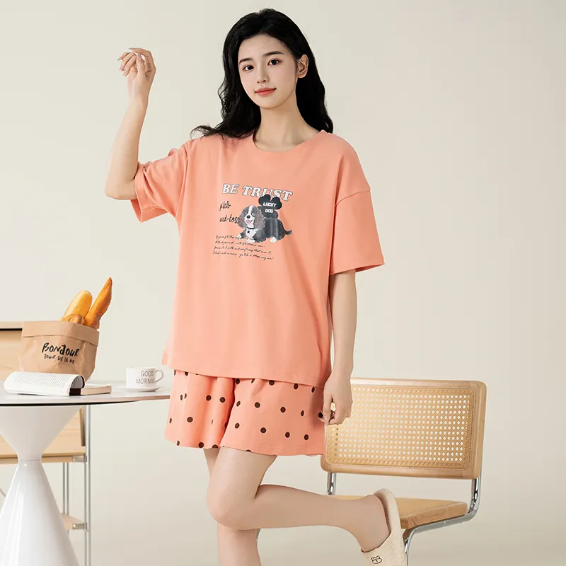 Top Melon Pajama Set Women's Image Color-7