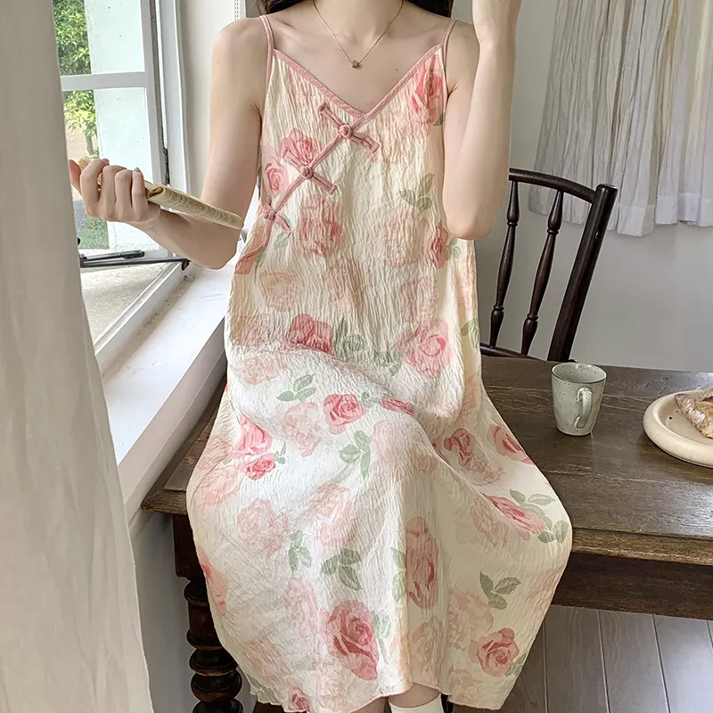 Top Melon Nightgown Women's Image Color-2