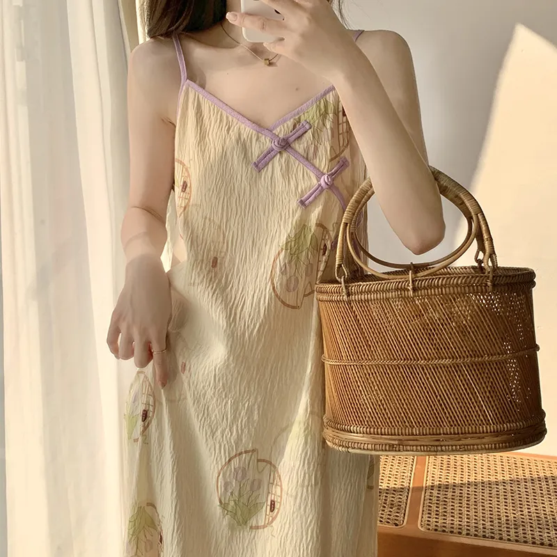 Top Melon Nightgown Women's Image Color-5