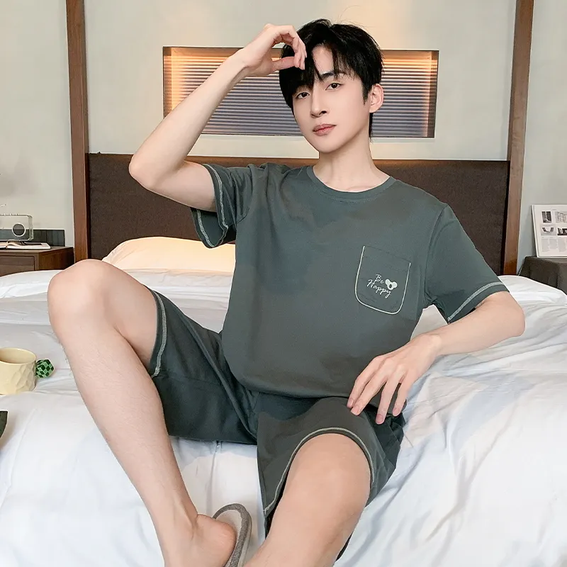 Top Melon Men Pajama Sets-1