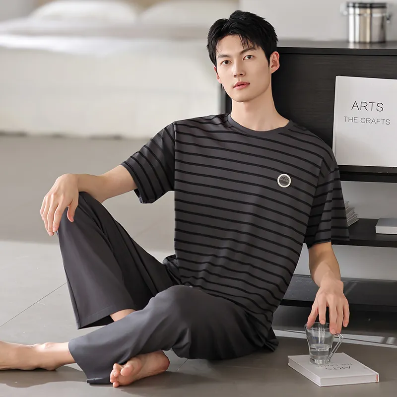 Top Melon Men Pajama Sets-6