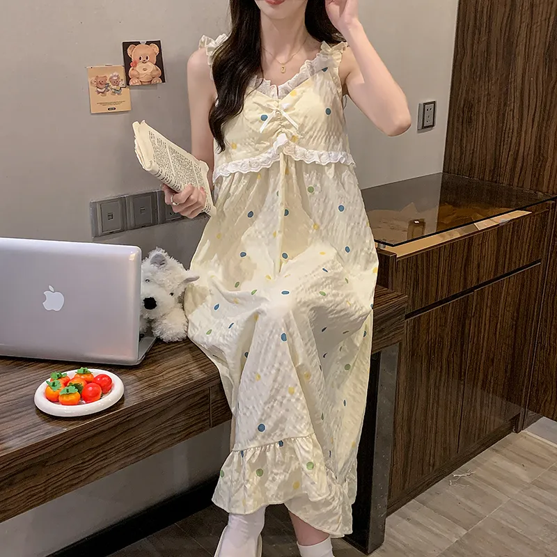 Top Melon Nightgown Women's Image Color-3