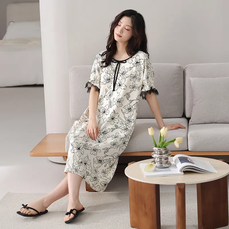 Top Melon Nightgown Women's Image Color-5