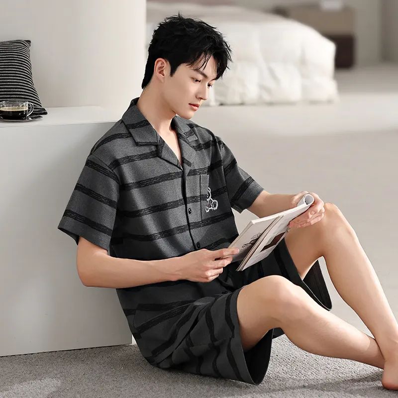 Top Melon Men Pajama Sets-2
