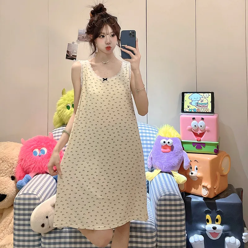Top Melon Nightgown Women's Image Color-5