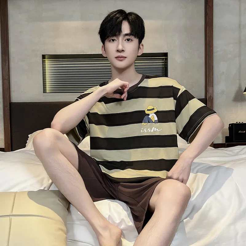 Top Melon Men Pajama Sets-5