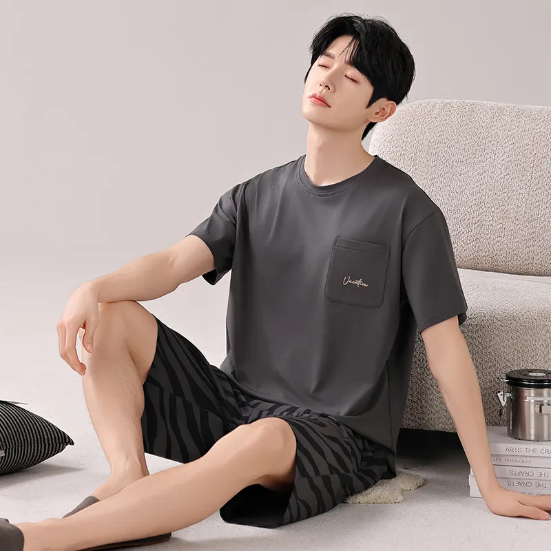 Top Melon Men Pajama Sets-6