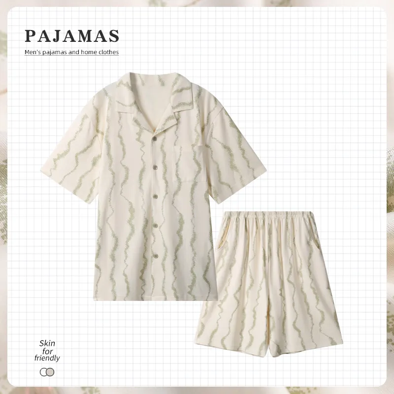 Top Melon Men Pajama Sets-1