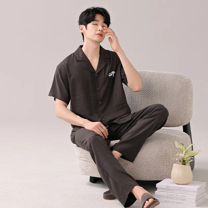 Top Melon Men Pajama Sets-1