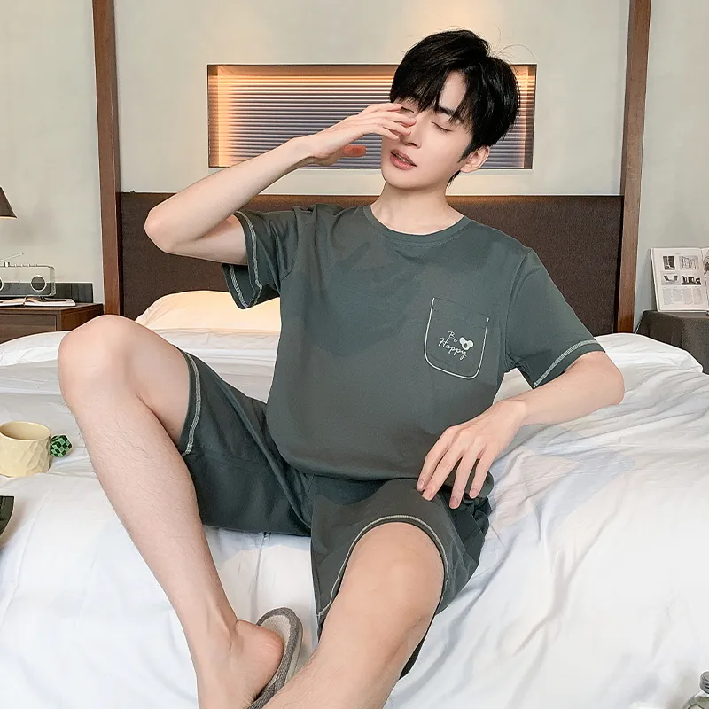 Top Melon Men Pajama Sets-3