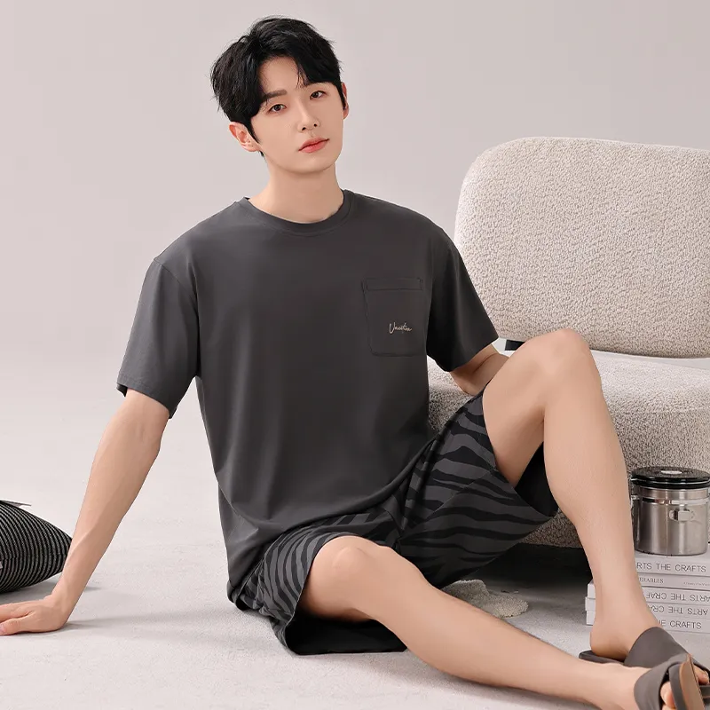 Top Melon Men Pajama Sets-3