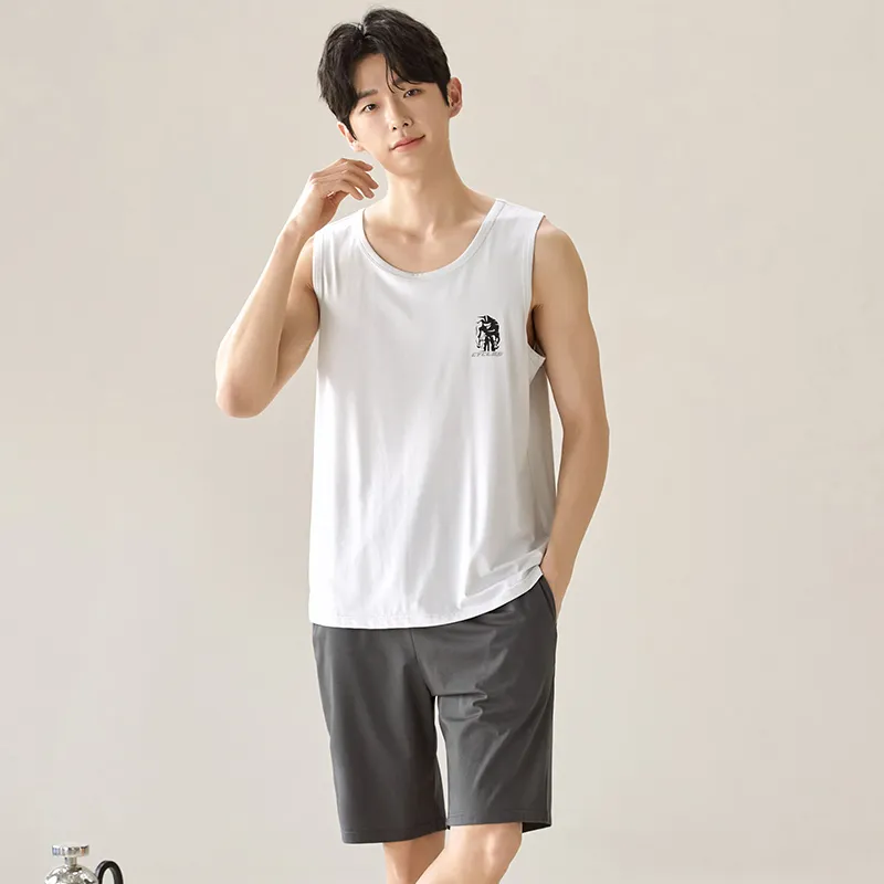 Top Melon Pajama Set Men's Image Color-1