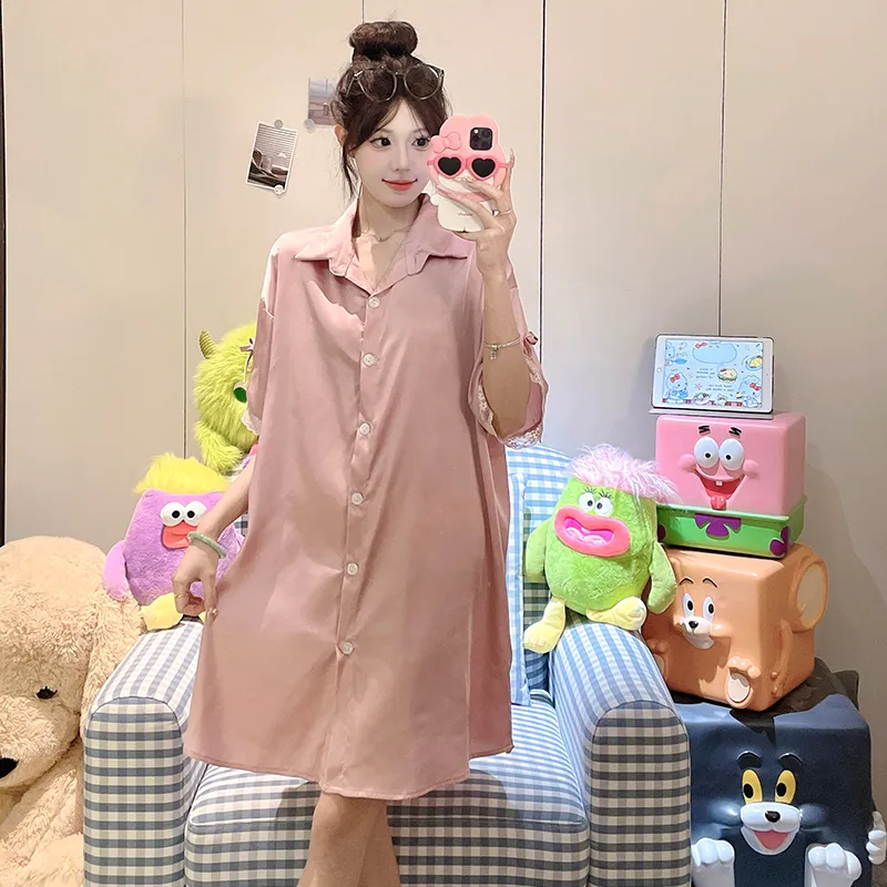 Top Melon Nightgown Women's Image Color-5