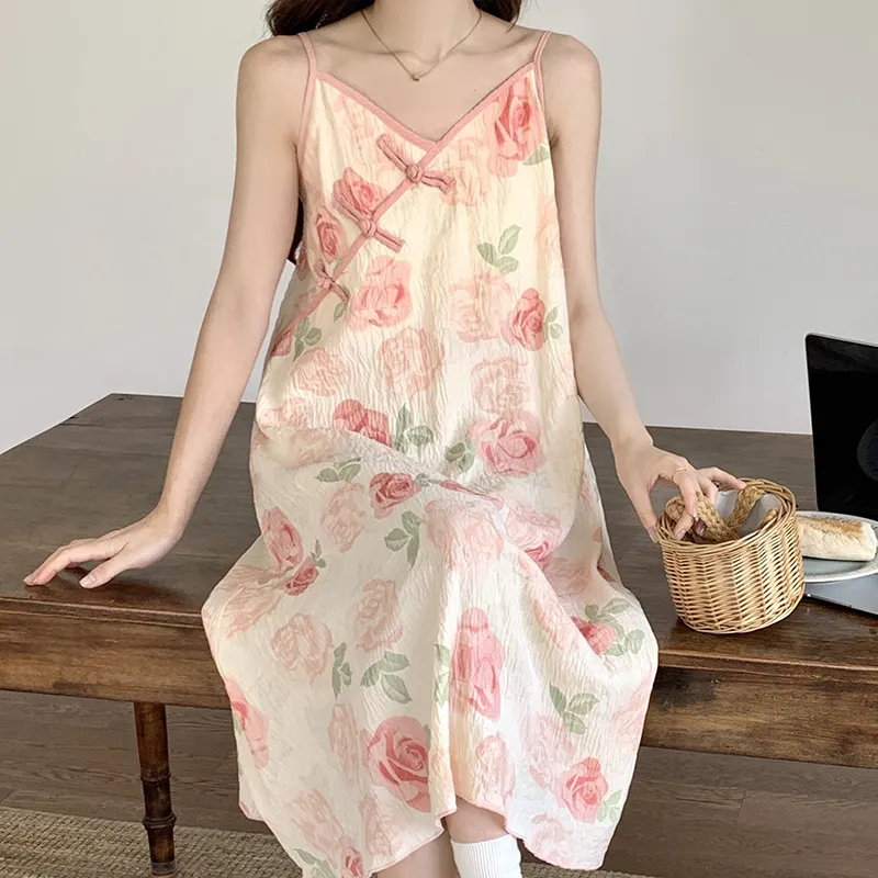 Top Melon Nightgown Women's Image Color-3