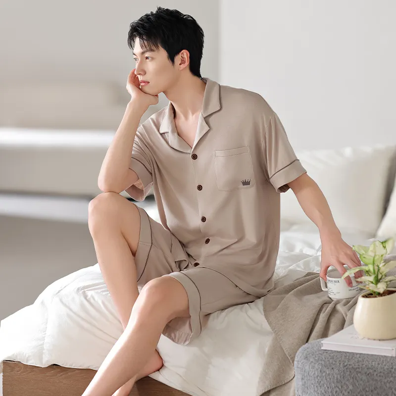 Top Melon Men Pajama Sets-3