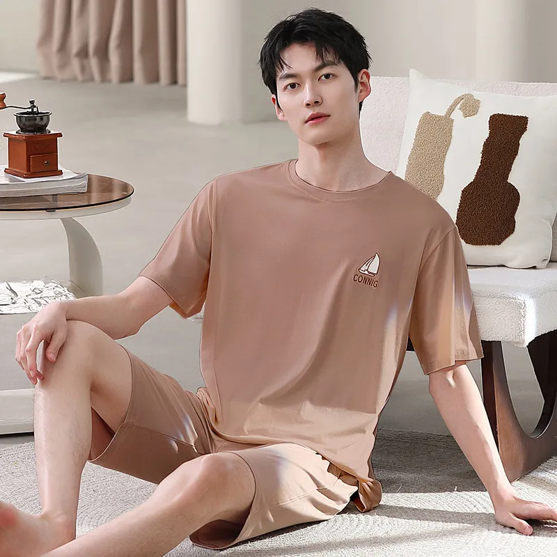 Top Melon Men Pajama Sets-6