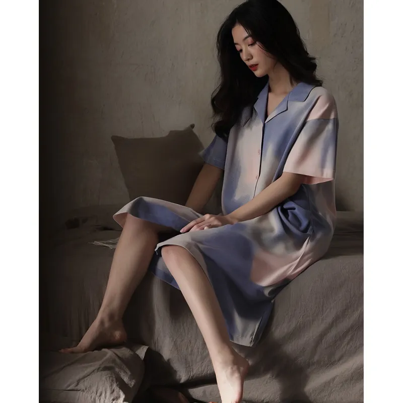 Top Melon Nightgown Women's Image Color-3