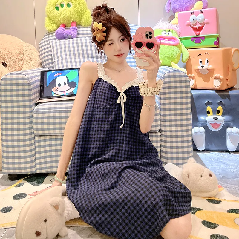 Top Melon Nightgown Women's Image Color-2