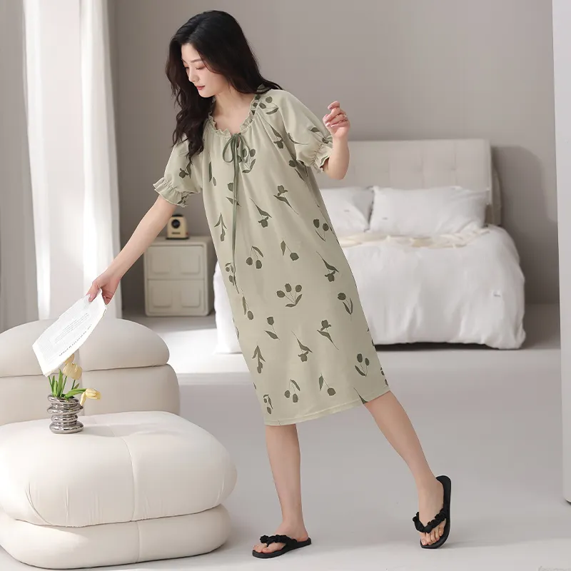 Top Melon Nightgown Women's Image Color-4