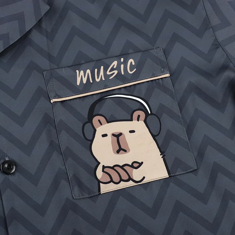Top Melon Men Pajama Sets-2