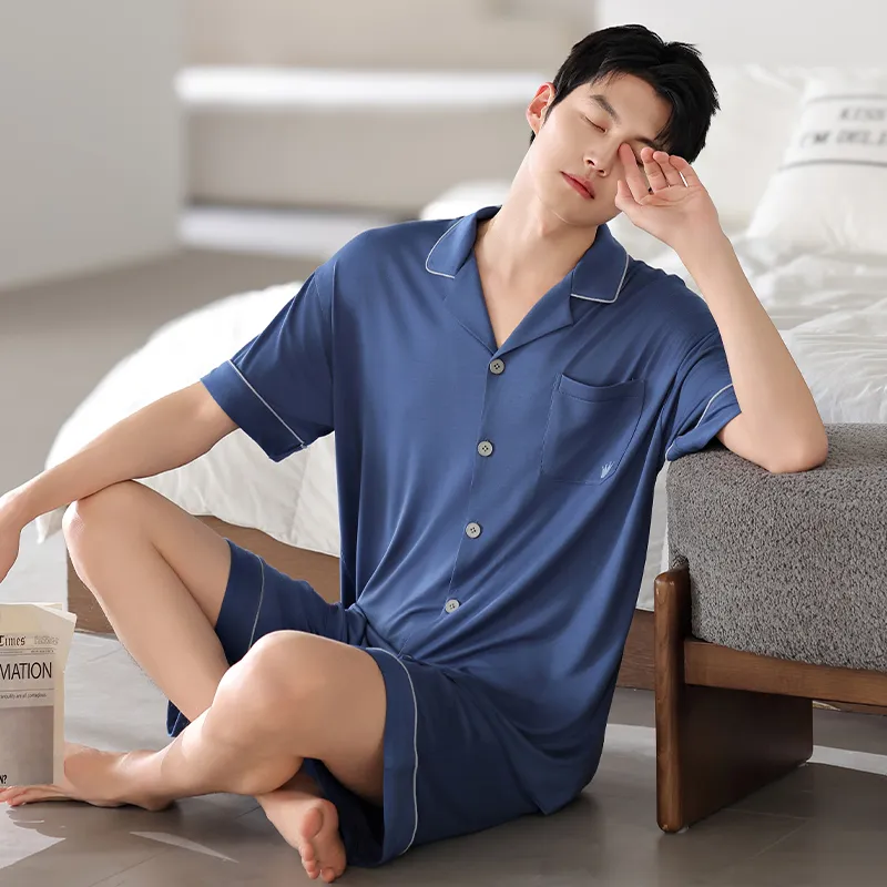 Top Melon Men Pajama Sets-5