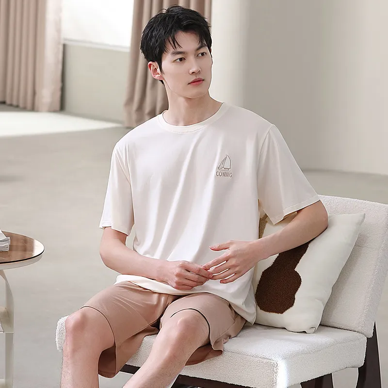 Top Melon Men Pajama Sets-4